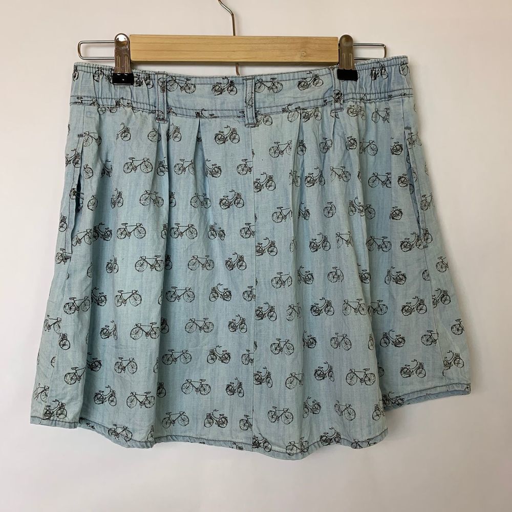 Life in Progress Button Up Denim Skirt - Picture 3 of 7